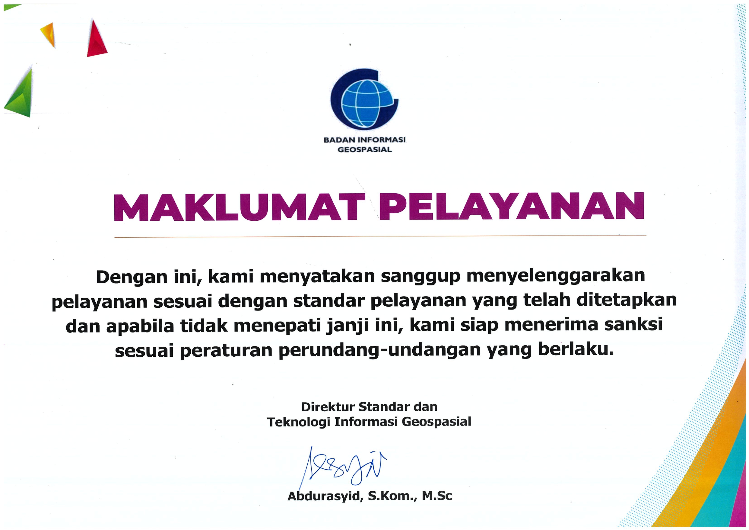 Maklumat Pelayanan